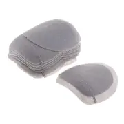 10 Pairs Gray Cotton Shoulder Pads Insert SewIn Padding Clothes Accessories 15.5x15x1cm