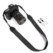 Camera Strap Black Canvas Neck Shoulder Strap with Quick Release Buckles for ...