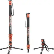 Fotopro X-Airfly Monopod with Feet 73'' Carbon Fiber 3-in-1 Travel Monopod