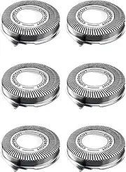 SH30 Replacement Heads ComfortCut Blades ，Compatible For Philips，Compatible For Norelco， Series 3000, 2000, 1000 Shavers And S738 Click And Style(6pc)
