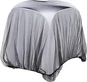 CATIEBYE Baby Pram Bassinet Cover Black Mosquito Net Pram Canopy Elastic Edging for Stroller Net Bed Canopy Boys and Girls Random