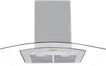 Solt 90cm Curved Glass Canopy Rangehood