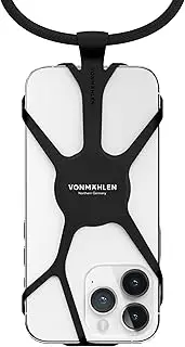 VONMÄHLEN Infintity - Universal Phone Lanyard - Adjustable Shoulder Carry Strap Fits Most Smart Phone Devices (Black)