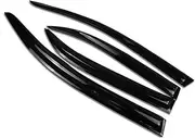 STIDPFZX Window Visor Compatible for Kia -Sportage R 2011 2012 2013 2014 2015 2016 Rain Guard Weather Shield Wind Deflector Slim Trim Awning Shelter