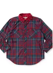 Boys Unisex Matilda Jane Moments with you Handsome Holiday Shirt Size 14 NWT