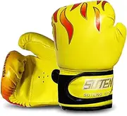 Children Boxing Gloves Kick Boxing Training Gloves Youth Muay Thai Punching Bag Mitts Boxing Practice Equipme for Punch Bag Sack Boxing Pads Age 3 to 10 Years Old