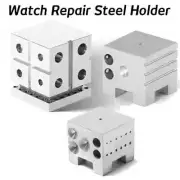 Stainless Steel Watch Repair Holder Maintain Stand Metal Watch Strap Base Tools