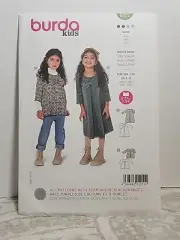 BURDA KIDS 9252 CHILD'S DRESS & BLOUSE Sewing Pattern Sizes 4-9 Skill: EASY