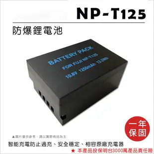 【ROWA 樂華】FOR FUJIFILM 富士 NP-T125 T125 相機 電池 GFX 50S 50R 100