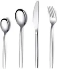 Berglander 24 Piece Titanium Gold Plated Stainless Steel Cutlery Set, 24 Piec...