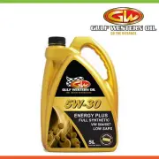 New * GULF WESTERN * ENERGY PLUS 5W-30 Full Synthetic Engine Oil - 5LTR