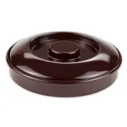 G.E.T. TS-800-BR Viva Mexico Brown Melamine 7.75" dia.Tortilla Server w/ Lid