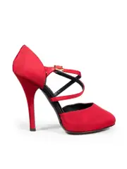 Red & Black Platform Heels