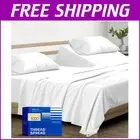 1000 Thread Count Deep Pocket Egyptian Cotton Sheets - Elegant Split King Set