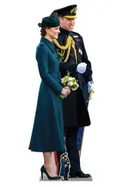 Prince William and Kate Royal Jubilee Lifesize Cardboard Cutout / Standee