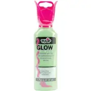 3 Pack Tulip Dimensional Fabric Paint 1.25oz-Glow In The Dark Green 65000G-65177