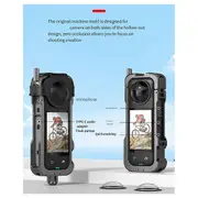 for Metal Rabbit Cage for X4 Protective Expansion Case for Insta 360 X4 Action Camera Accessories dark gray