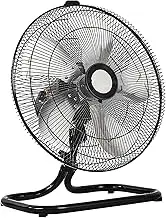 High Velocity Industrial Floor Fan, Fan with Adjustable Tilt, Oscillating Fan, High Airflow, Sturdy Metal Structure for Home Office Bedroom (Size : 18in)