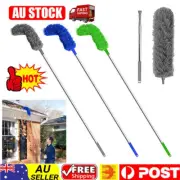 Gutter Cleaning Brush Roofing Tool with Telescopic Extendable Pole 8.2Ft GuaHA