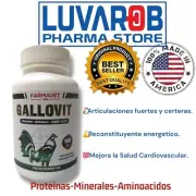 GALLOVIT para Gallos 100Tabs Vitamins Minerals Amino for Rooster/Hens/Chicken