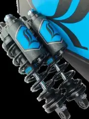 Legend REVO ARC Piggyback Coil Shock Pair Blk 14in Dyna Super Glide Sport 99-05