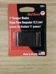 Red Devil 3061 1" Scraper Blades 2PCS Per Pack