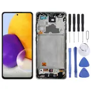 Original Super Amoled Lcd Screen for Samsung Galaxy A72 Sm A725 Digitizer Full Assembly with Frame