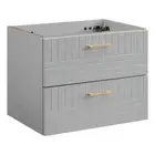 Modway Daybreak 23.5" Particleboard MDF Wood Wall-Mount Bathroom Vanity in Gray
