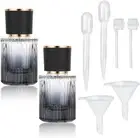 Travel Perfume Refillable Bottle-2 Pack, 30 Ml Glass Atomizer Spray Bottles, Por
