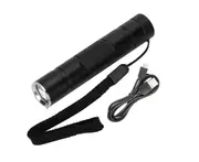 Ultraviolet Flashlight Rechargeable Mini 365nm Black Light Flashlight for Counterfeit Money Pet Urine Detection