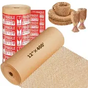 Honeycomb Packing Paper, 12 * 400' Packing Wrap for Packing/Shipping/Moving, ...
