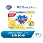 Safeguard LEMON FRESH Body Bar Soap 125g - Germ Protection