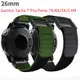 熱銷 26mm適用於佳明Garmin Tactix 7 Pro/Fenix 7X/6X/5X/Fenix3尼