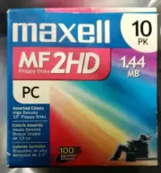 Maxwell MF 2 HD 3.5 Floppy Disks PC 1.44 MB 10PK New * (r)