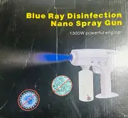 Spray Gun Blue UV Light Nano Steam Sprayer Fogging Home Office Car Disinfection