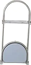 Folding Wall Mounted Umbrella Holder for Home Space Saving Stainless Steel Stand Silver Easy Installation Umbrella Drying Rack for Entryway Living