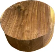 10"x3.5" Black Walnut Bowl Blank, Wood Turning Blank, Super Clear Black Walnut