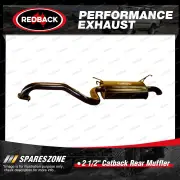 Redback 2 1/2" Catback Rear Muffler Assembly for Ford Fairmon Falcon BA BF FG