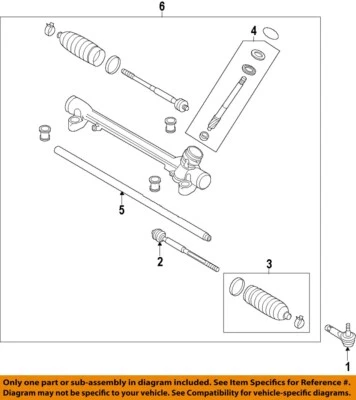 MAZDA OEM 14-18 3 Steering Gear Linkage-Outer Tie Rod GHT232280A (for: Mazda)