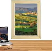 6x4 Picture Frames, 4 by 6 Photo Frame, Wooden Picture Frame, Thin Border Picture Frame, Family Photo Frame, Photo Frame for Home Décor, Stand and Wall Mounting Frame, Frame For 4x6 Photo, Wooden