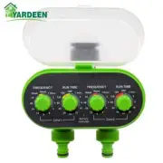 Automatic Ball Valve Tap Water Timer Two Outlet Electronic Battery Operated
