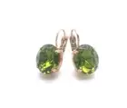 Mariana Earrings Lovely Round Drop Olivine Austrian Crystals My Treasures Coll.