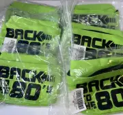 Lot Of 6 Back to the 80s Neon Green Fanny Pack Waist Bag with Adjustable Strap
