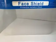 Safety Face Shield. 7 Pack. Clear Protector Anti-Fog Mask w/Elastic Head Band