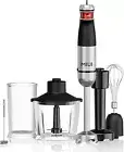 6-in-1 Immersion Hand Blender 1200W Stainless Steel Stick Blender Immersion 12