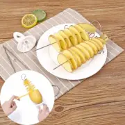 Manual Stainless Steel Potato Chips Slicer Spiral Twister Vegetable Cutter New