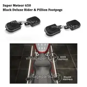 Royal Enfield Super Meteor 650 Deluxe Pegs Front and Rear, Black
