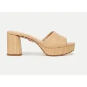NWT Veronica Beard Women's Dory Suede Criss Cross Mule Sandals 7 NWT 350