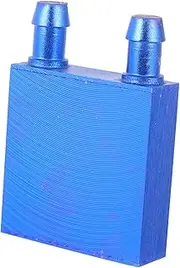 Heat Sink System Aluminum Water Cooling Block for Side Connector Compatible with Pipe Quiet Design for Efficient Cooling Performance