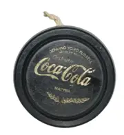 VINTAGE TOY MEXICAN GENUINE COCA COLA YO-YO RUSSEL MASTER